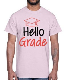 Hello Grade 296#- general school- Cotton Tee