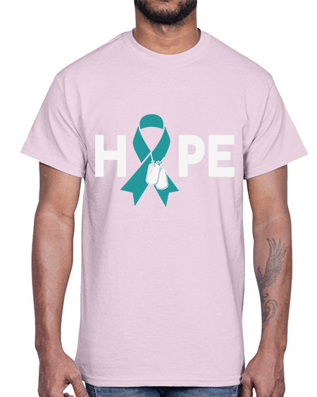 Hope PTSD Awareness Dog tag 21#- PTSD- Cotton Tee