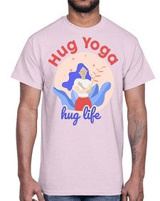Hug Yoga Hug Life 261#- yoga- Cotton Tee