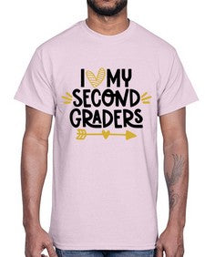 I Love My Second 367#- second grade- Cotton Tee