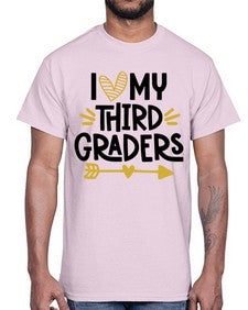 I Love My Third 368#- third grade- Cotton Tee