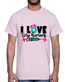 I Love Tiny Humans Style Style 904#- nurse- Cotton Tee