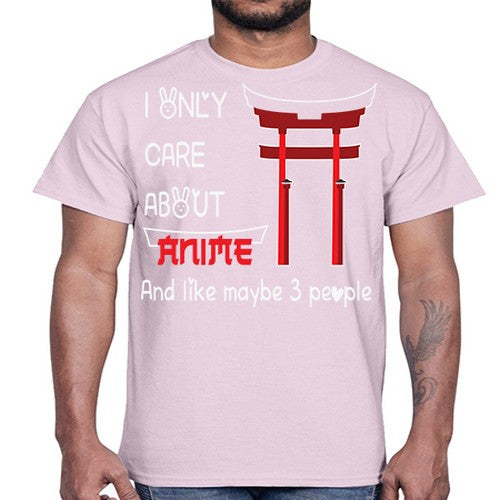 I Only Care About Anime Anime 240#- anime- Cotton Tee