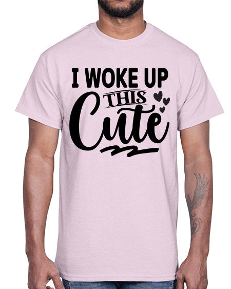 I Woke Up This Cute 348#- kids- Cotton Tee