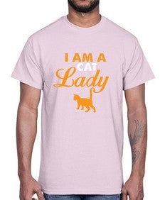 I am a cat lady- cats- Cotton Tee