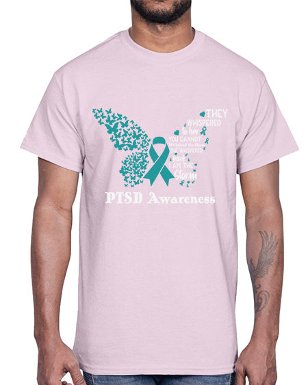 I am the storm PTSD 20#- PTSD- Cotton Tee