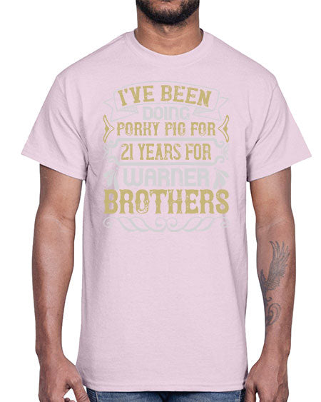 I’ve been doing Porky Pig for years for Warner Brothers Style 48#- pig- Cotton Tee