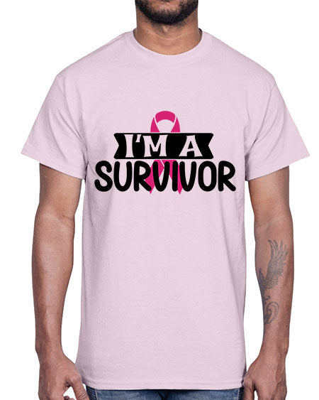Im a Survivor 17#- breast cancer- Cotton Tee