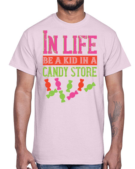 In life be a kid in a candy store Style 123#- kids- Cotton Tee