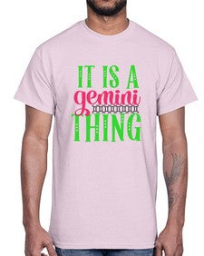 It is a gemini thing 254#- gemini- Cotton Tee