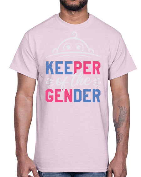 Keeper of the gender Style 135#- baby shower- Cotton Tee