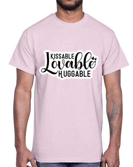 Kissable Lovable Huggable 361#- baby- Cotton Tee