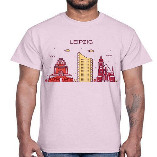 Leipzig 1128#- cities- Cotton Tee
