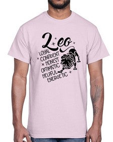 Leo 282#- leo- Cotton Tee