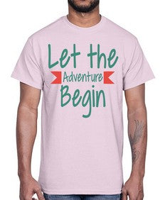 Let the Adventure Begin 456#- general school- Cotton Tee
