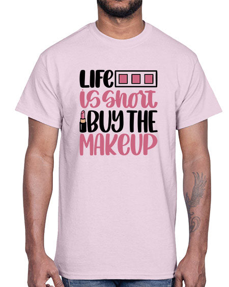 Life Is Short Buy Makeup Style 61#-makeup Cotton Tee
