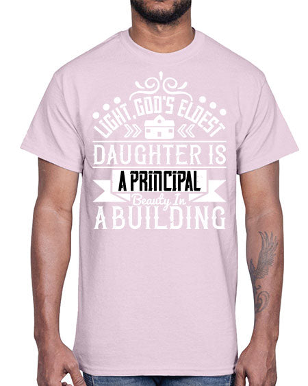 Light Gods eldest daughter is a principal beauty in a building Style 274#- architect- Cotton Tee
