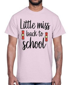Little miss back to school 478#- general school- Cotton Tee