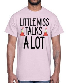Little miss talks a lot 488#- general school- Cotton Tee
