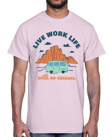 Live Work Life 6#- internet- Cotton Tee