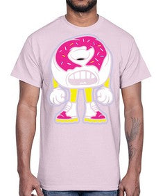 Living donut 159#- cartoon food- Cotton Tee