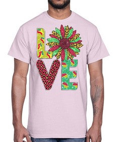 Love Juneteenth Day Fist Sunflower Png 7#- black juneteenth- Cotton Tee