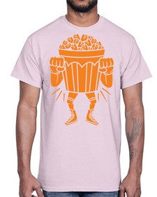 Mad popcorn 164#- cartoon food- Cotton Tee