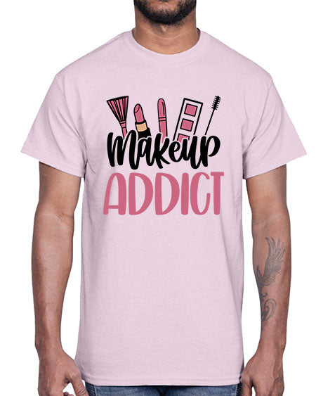 Makeup Addict Style 55#-makeup Cotton Tee