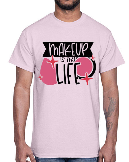 Makeup Is My Life Style 45#-makeup Cotton Tee