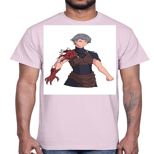 Man has parasite on hand 14#- anime- Cotton Tee