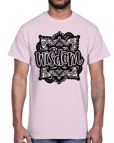 Mandala Wisdom 765#- mandala- Cotton Tee