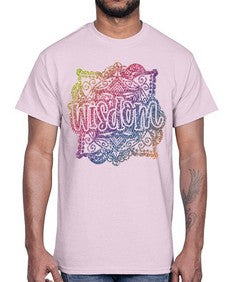 Mandala Wisdom Rainbow Glitter 764#- mandala- Cotton Tee