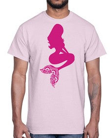 MermaidMandalaUpdated 933#- mandala- Cotton Tee