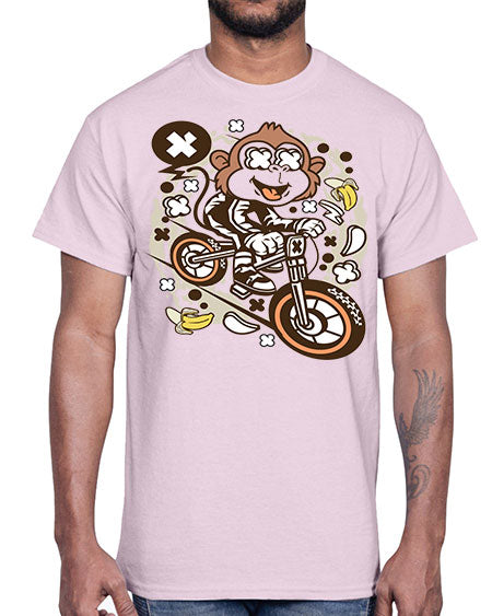 Monkey Downhill- monkey- Cotton Tee