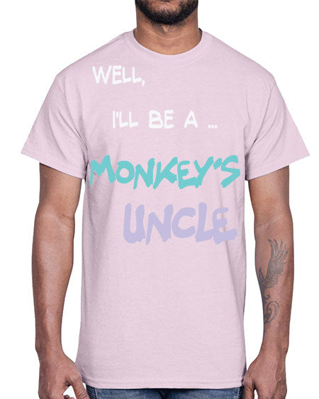 Monkey Uncle 18#- monkey- Cotton Tee