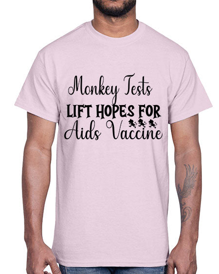 Monkey tests lift hopes for - monkey- Cotton Tee