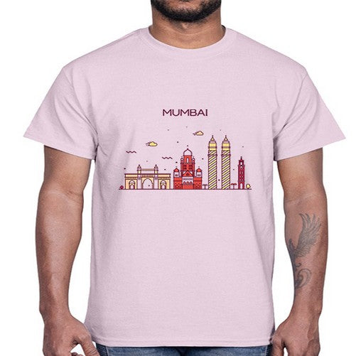 Mumbai 1384#- cities- Cotton Tee