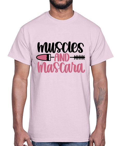 Muscles And Mascara Style 35#-makeup Cotton Tee