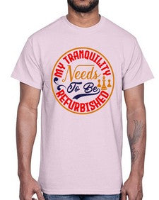 My tranquility needs to be refurbished 139#- chess- Cotton Tee