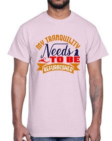 My tranquility needs to be refurbished 140#- chess- Cotton Tee