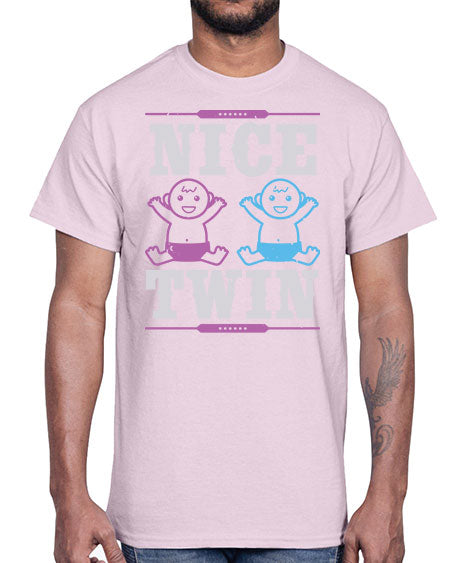 Nice Twin Style 167#- baby shower- Cotton Tee