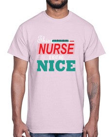 Nurse NiceTransperntPNG Style 1187#- nurse- Cotton Tee
