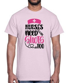 Nurses Need Shots Too Style Style 1252#- nurse- Cotton Tee