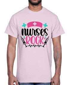 Nurses Rock Style Style 1254#- nurse- Cotton Tee