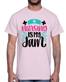 Nursing Is My Jam Style Style 1273#- nurse- Cotton Tee
