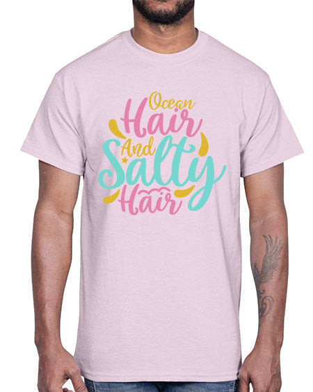 OCEAN HAIR SALTY HAIR Style 60#- summer- Cotton Tee