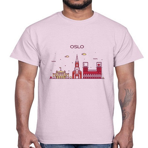 Oslo 1554#- cities- Cotton Tee