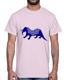 OtterMandala 973#- mandala- Cotton Tee