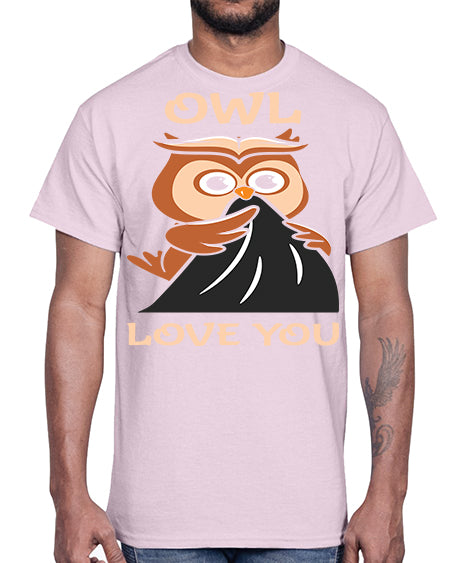 Owl Love You A TurtleRabbit 12#- owl- Cotton Tee