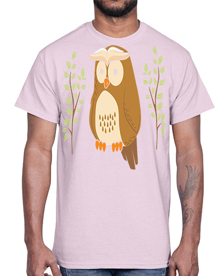 Owl of Athena Long Sleeve A TurtleRabbit 14#- owl- Cotton Tee